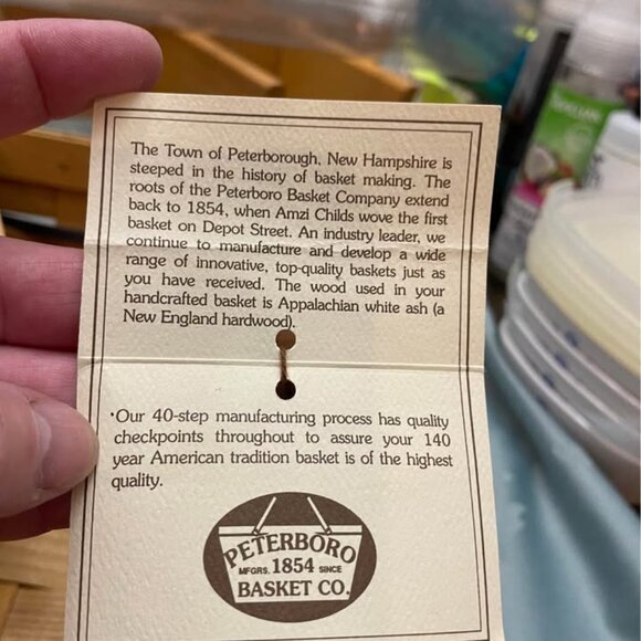 Peterboro Buffet Serving Basket w/Liners & Dividers - Picture 10 of 10